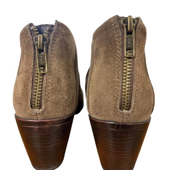 Boc Born Concept Slouchy Leather Suede Block Chunky Heel Ankle Boots Booties 8.5 - Picture 11 of 16